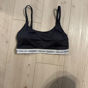 Calvin Klein Charcoal Bralette